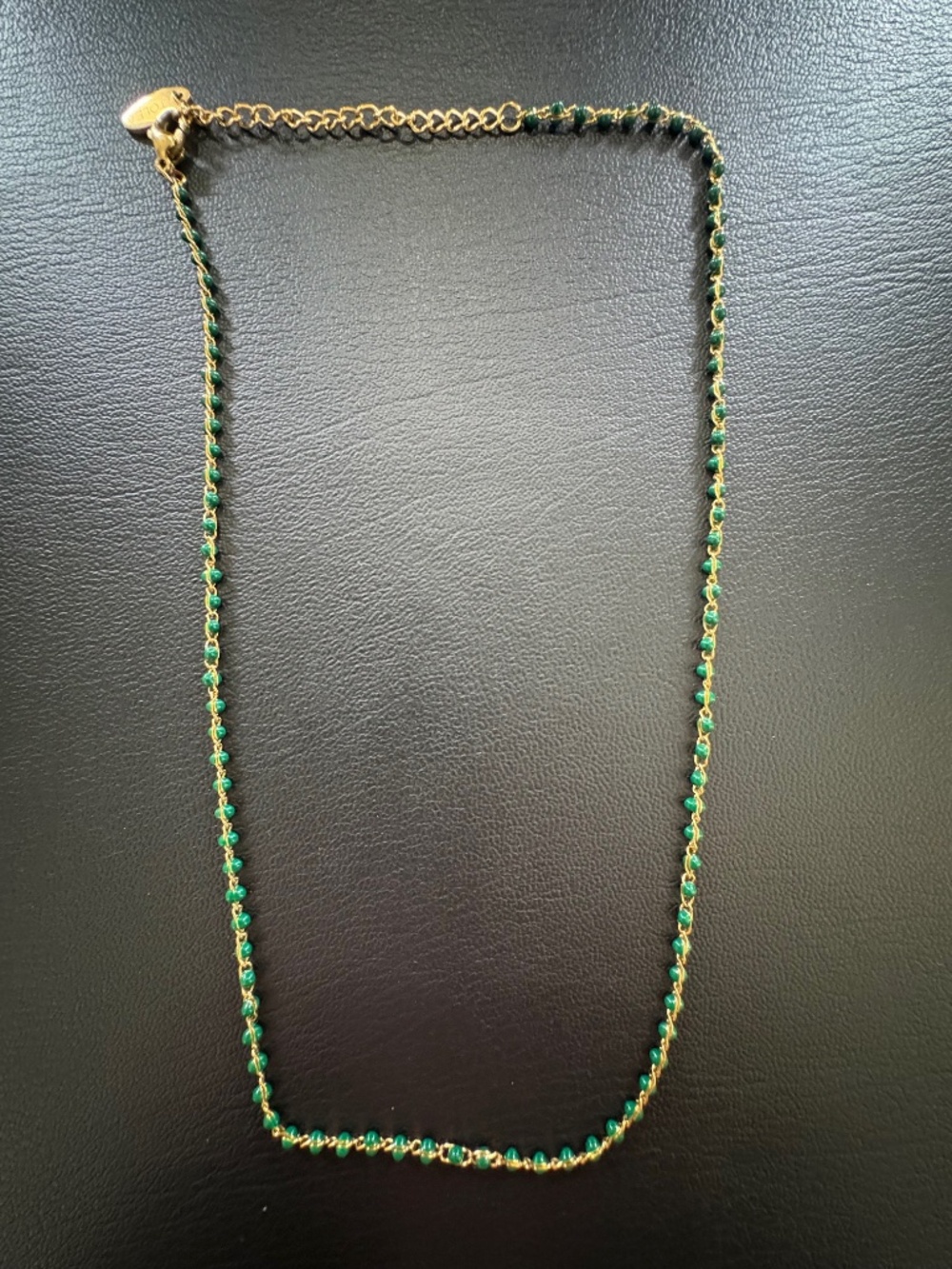Green Beaded Choker- Atolea